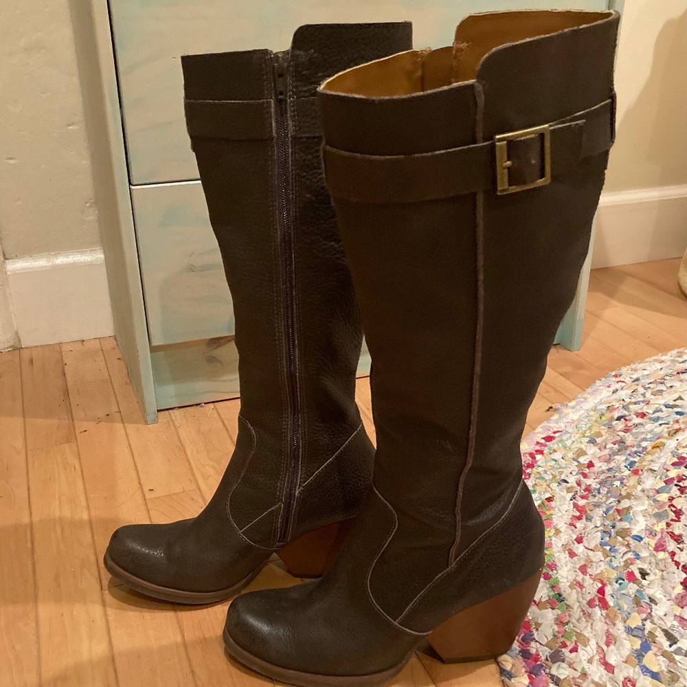 Kork Ease Genuine leather heeled boot